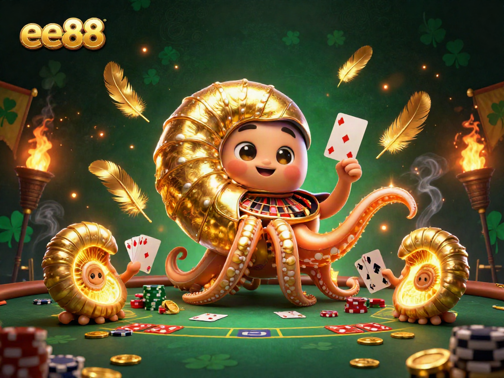 Engage with the thrilling world of ee88 poker with vibrant characters and dynamic casino elements.