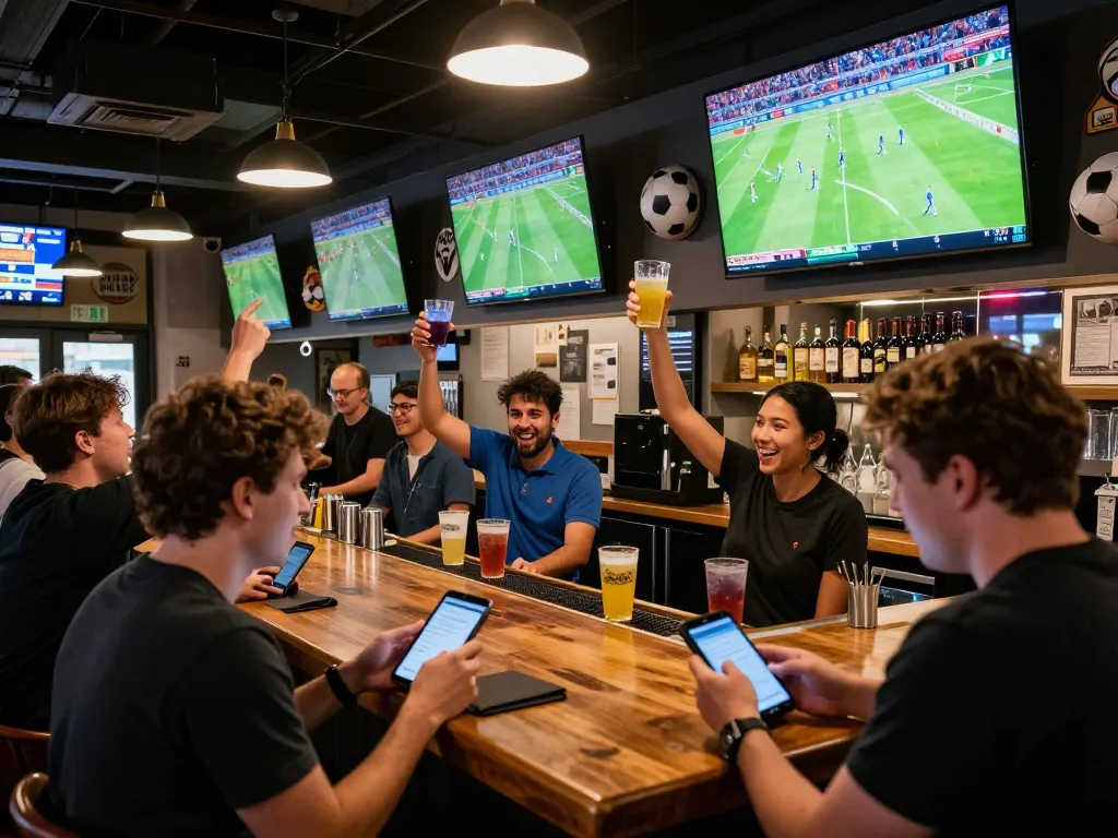 Experience Trực tiếp bóng đá socolive with enthusiastic fans and dynamic sports betting atmosphere.