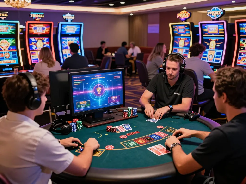 79KING online casino environment with players enjoying various games in vibrant virtual setting.