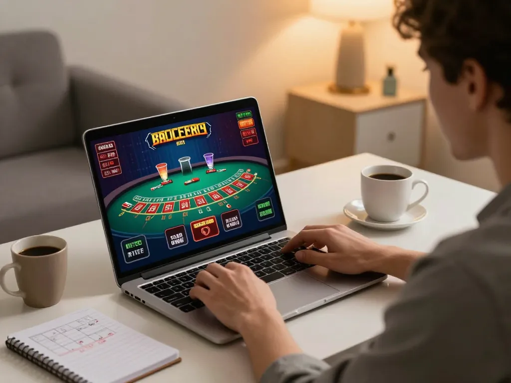 Player enjoying an online gambling session at nhà cái llwin, focused on blackjack gameplay strategy.