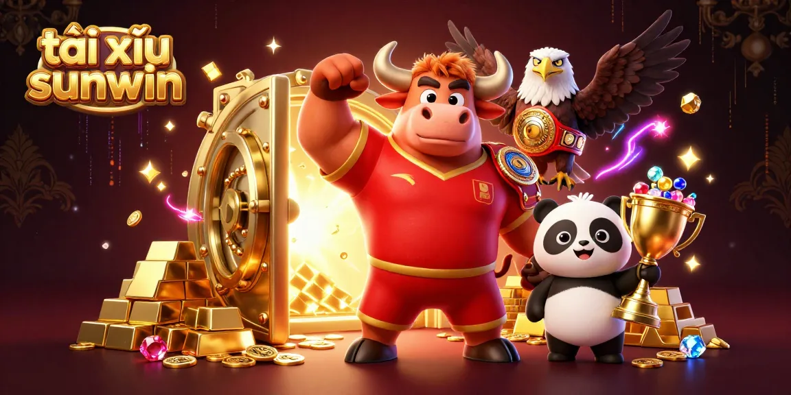 Win big with tài xỉu sunwin in this vibrant casino illustration showcasing victory!