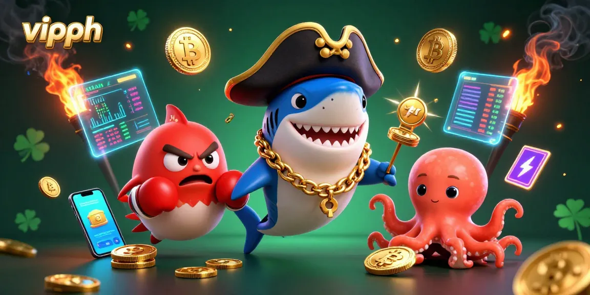 Experience the thrilling gaming world at vipph with interactive 3D characters and vibrant casino themes.