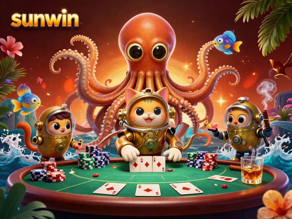 Experience thrilling gameplay with sunwin, a captivating underwater adventure featuring poker elements.
