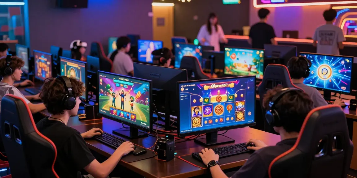 Diverse players enjoying the 68gamebai online gaming platform in a vibrant virtual casino environment, showcasing exciting games and community engagement.