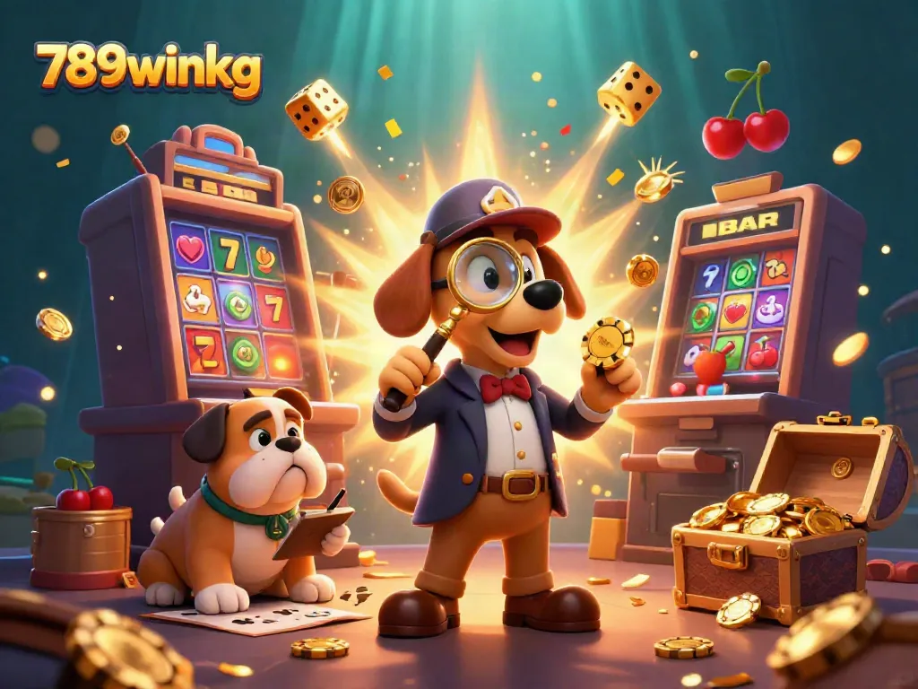 Experience thrilling wins at 789winkg with detective characters uncovering casino treasures.