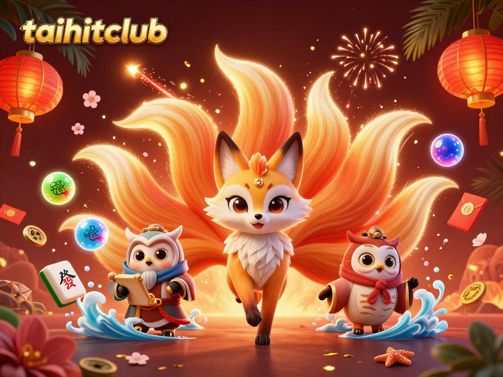 Experience vibrant gameplay and big wins at taihitclub with a captivating 3D casino illustration.