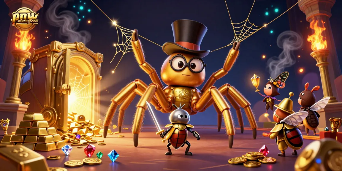 Experience dynamic gameplay at pnwcoloringbook while spinning the slot reels amid shimmering treasure.