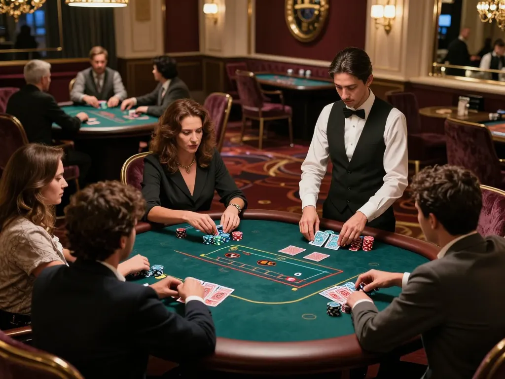 Experience high-stakes poker action at F168 VIP gaming area with affluent players.