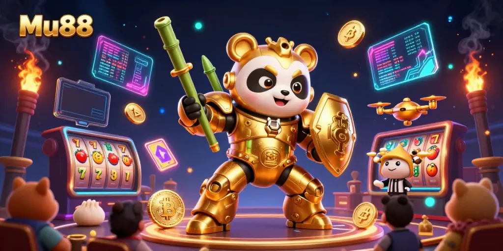 Witness thrilling gameplay at Mu88 with vibrant casino scenes filled with dynamic elements.
