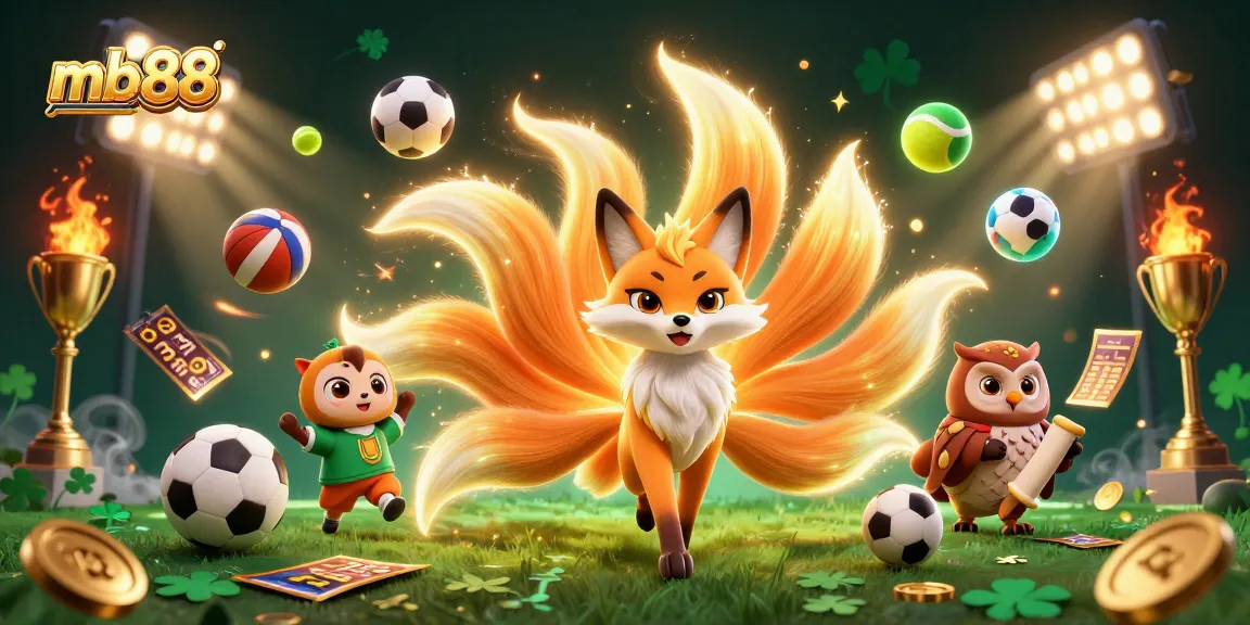 Engage with mb88's vibrant 3D illustration showcasing energetic gambling elements and captivating characters.