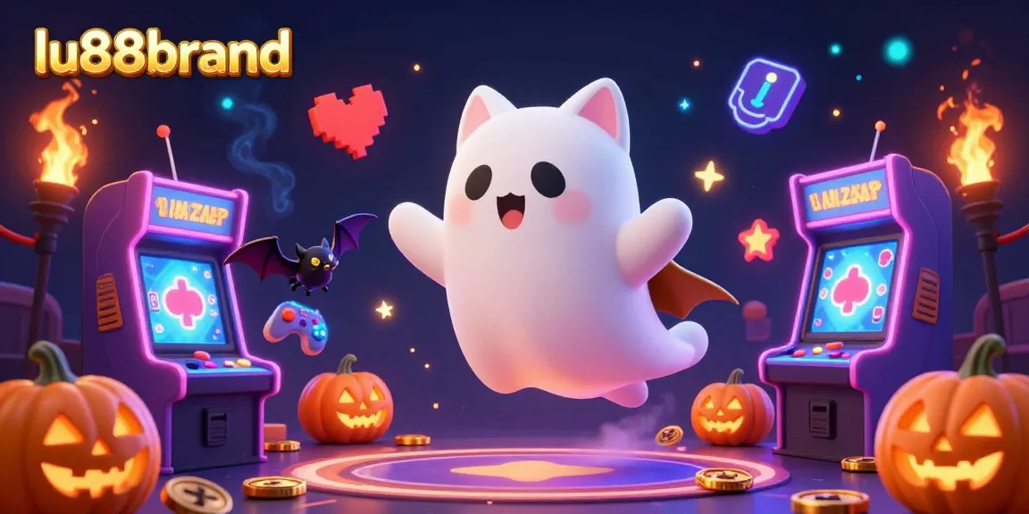 Engage with the gaming adventure of lu88brand featuring a ghost cat, vampire bat, and jackpot elements.