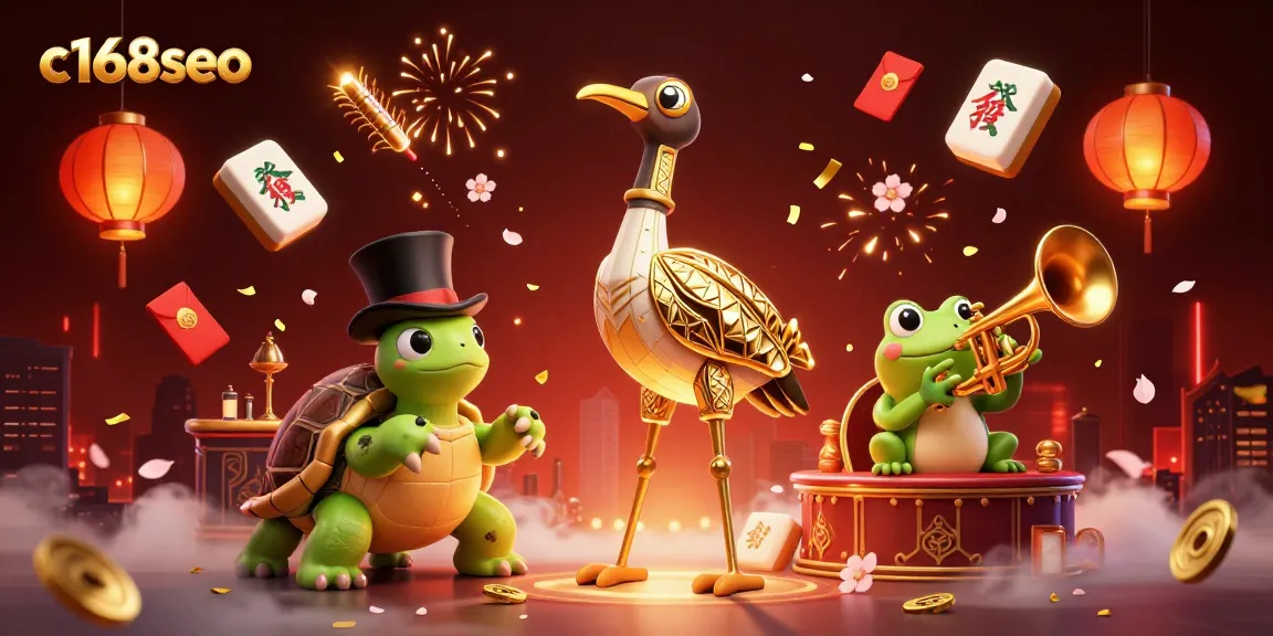 Experience the thrill of gaming with c168seo amid vibrant casino elements and lively characters.