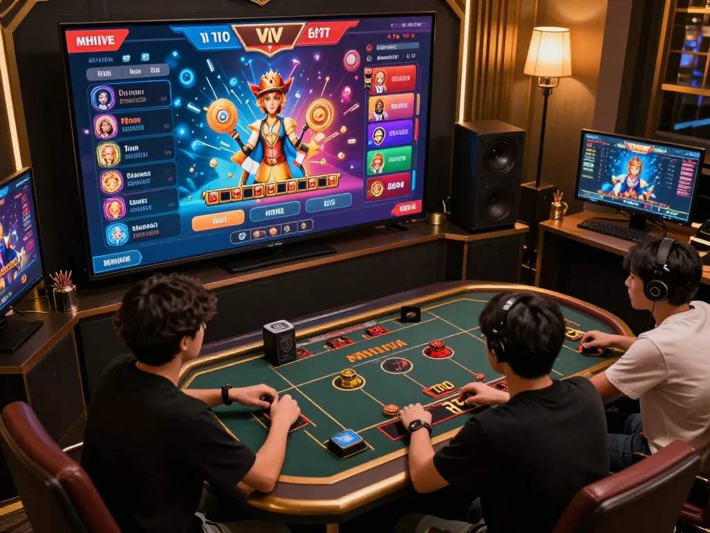 MMLIVE streaming engages users in interactive casino gameplay with real-time actions and vibrant graphics.