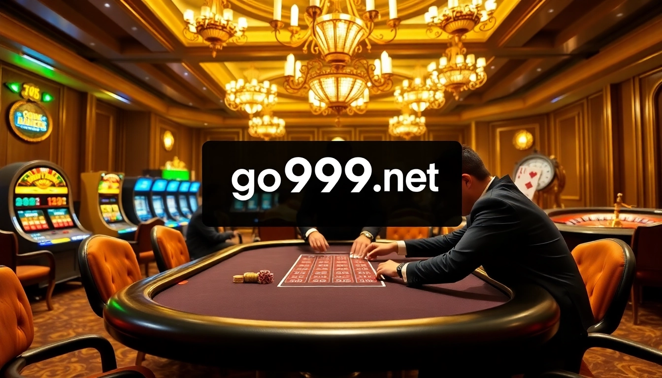 Experience high-stakes poker action at go999.in.net with luxurious casino ambiance.