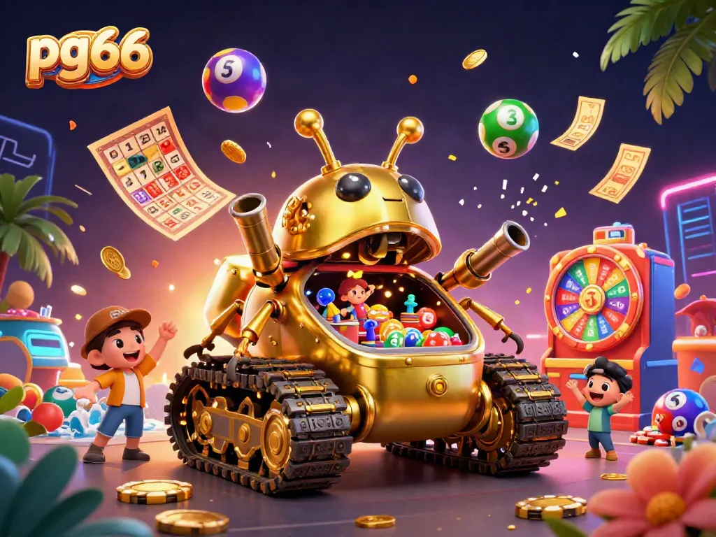 Experience exhilarating gaming with pg66's dynamic casino-themed illustration featuring vibrant elements.