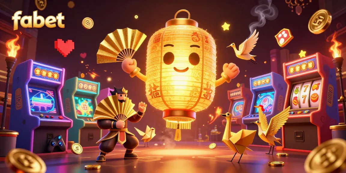 Experience fabet casino excitement with a vibrant 3D scene featuring thrilling slot elements.