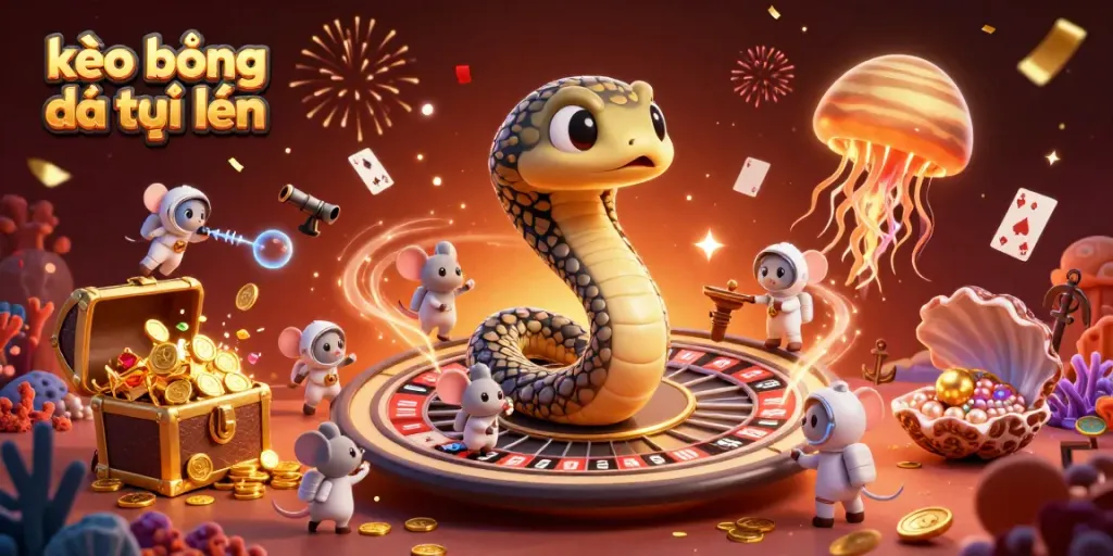 Engage in kèo bóng đá trực tuyến as tiny astronaut mice bet on a cosmic roulette wheel.
