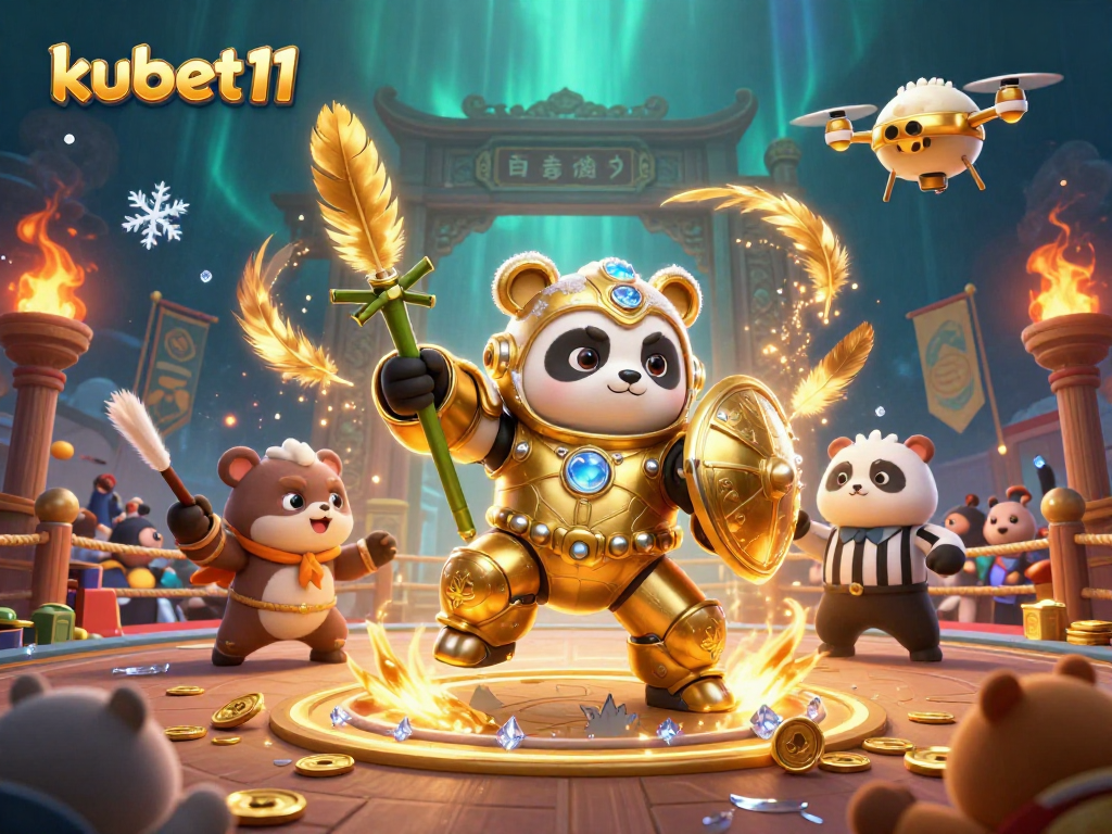 Experience exciting betting strategies at kubet11 with this vibrant 3D casino illustration.