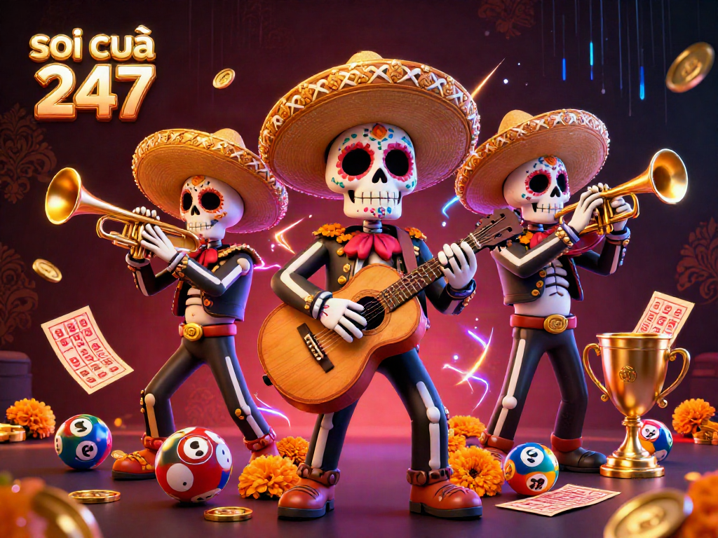 Generate winning strategies with soi cầu 247 and colorful dia de los muertos imagery.