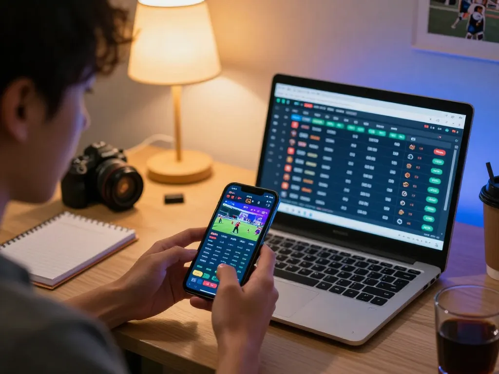 Engage in SC88 sports betting through a smartphone, capturing thrilling live odds.