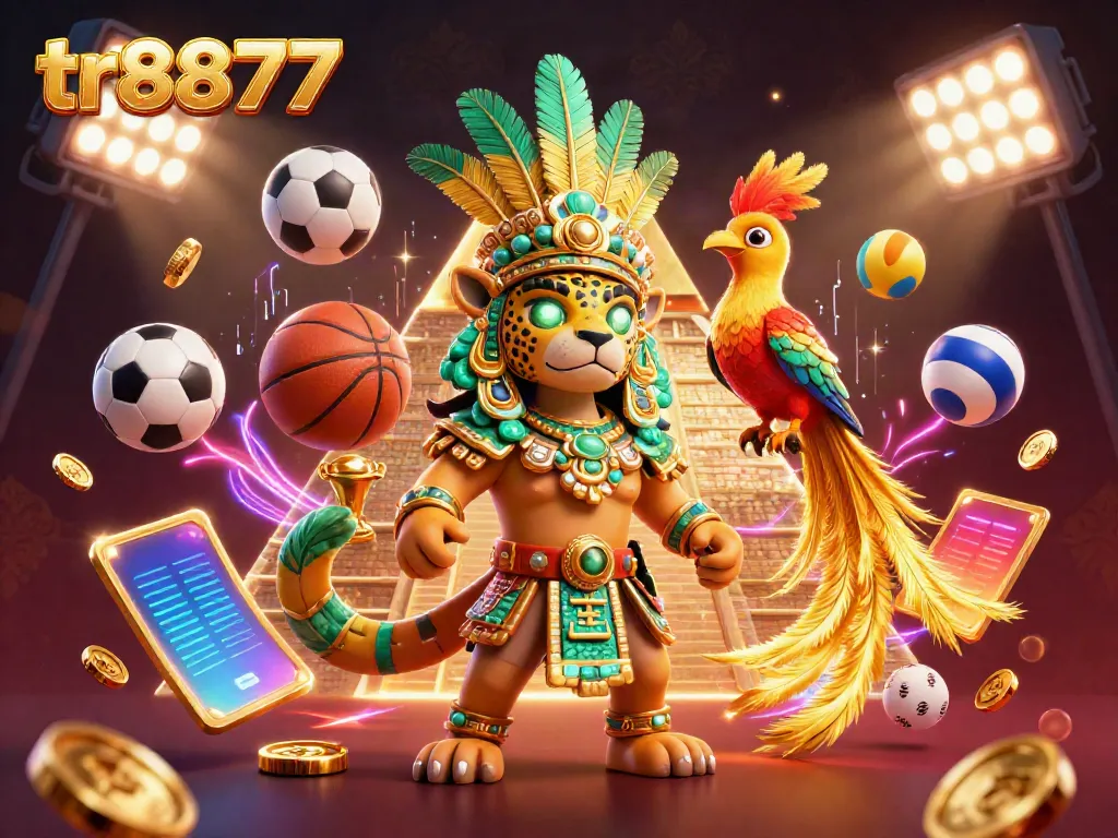 Experience winning at tr8877 with engaging 3D casino elements and vibrant sports action.