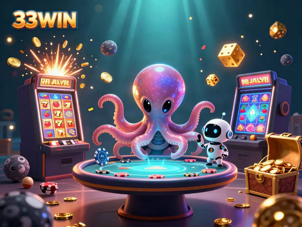Hội viên trải nghiệm thế giới cá cược tại 33WIN với không gian vui vẻ và huyền ảo.