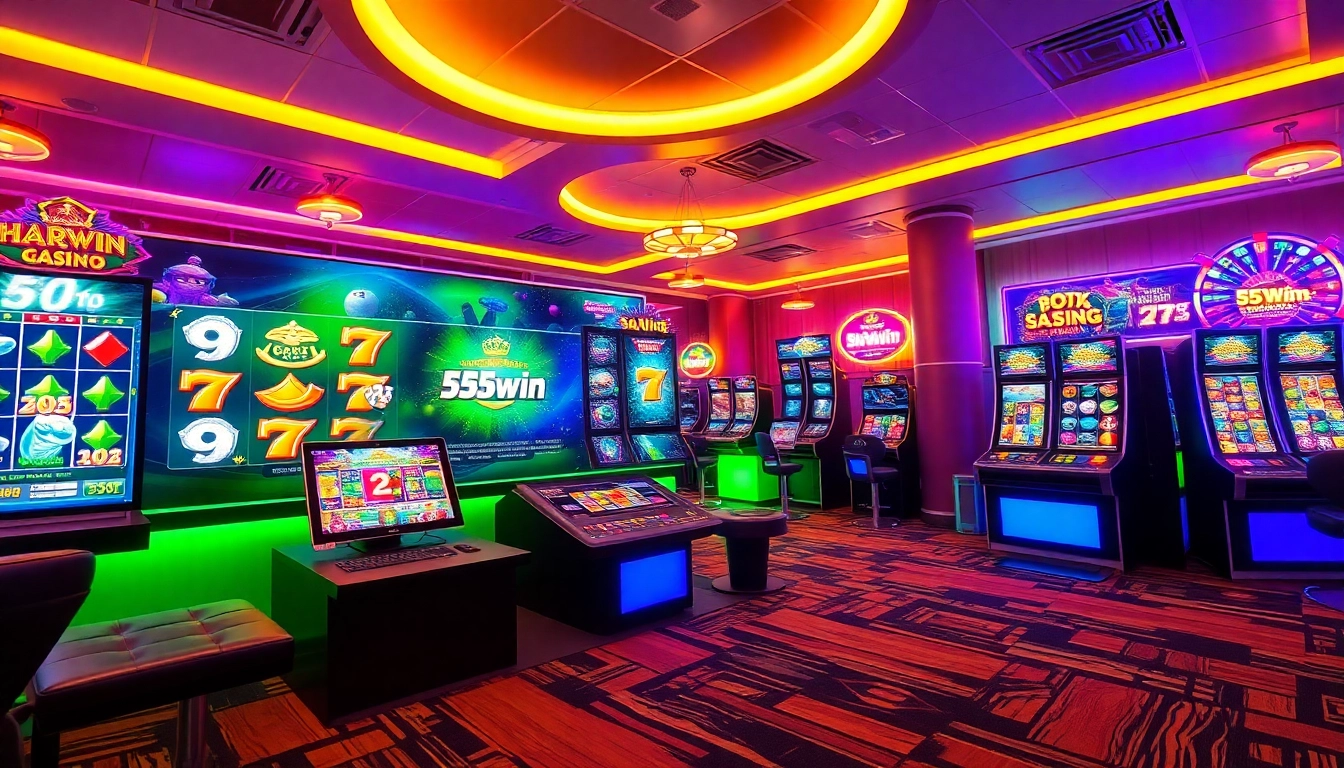Experience the thrill of winning with 555win's captivating gaming interface.