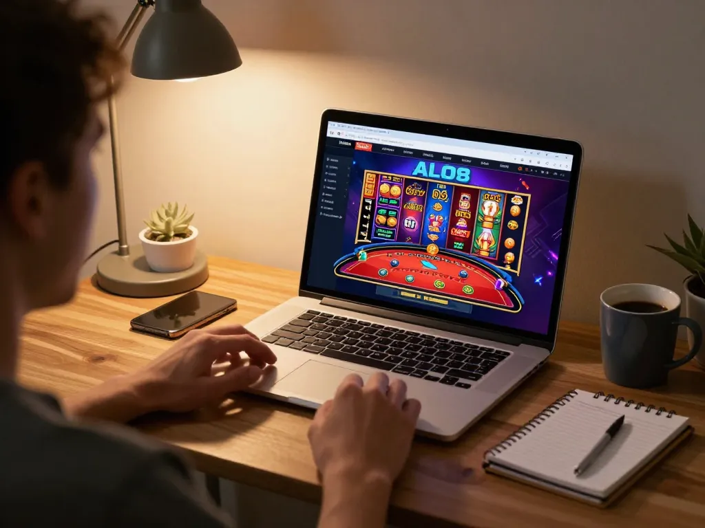 Engaging in gameplay on the ALO8 platform at home for a powerful trang chủ o8 experience.
