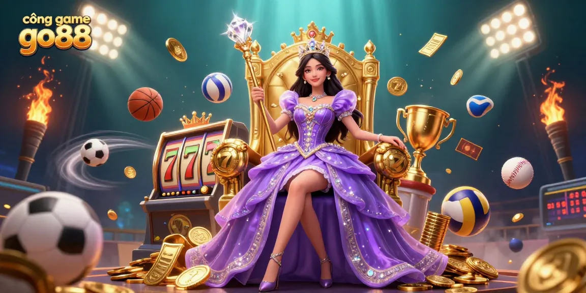 Engage in thrilling gameplay with cổng game go88 featuring dynamic casino elements and slot symbols.