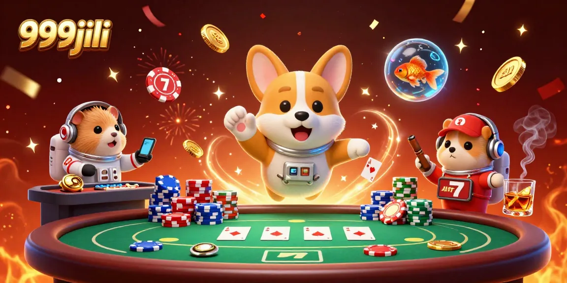 Join the fun at 999jili with lively poker games and vibrant space-themed visuals.