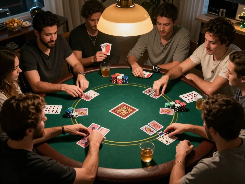 Engaging home poker game while tải F168 app provides the ultimate gaming experience.