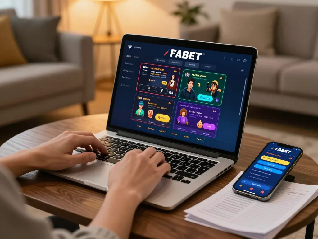 Engaging in online gambling with FABET platform from a cozy home setting, showcasing strategic gameplay.