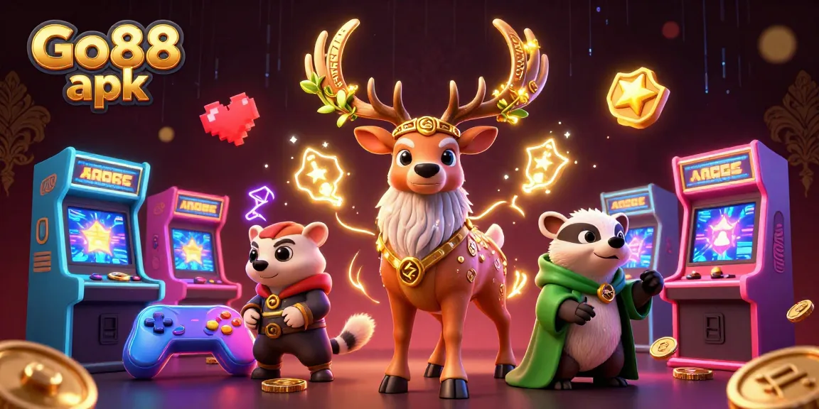 Play Go88 apk and experience thrilling 3D gambling adventures with vibrant arcade elements.