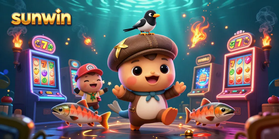 Spin the reels with sunwin’s charming characters amidst dazzling casino excitement.